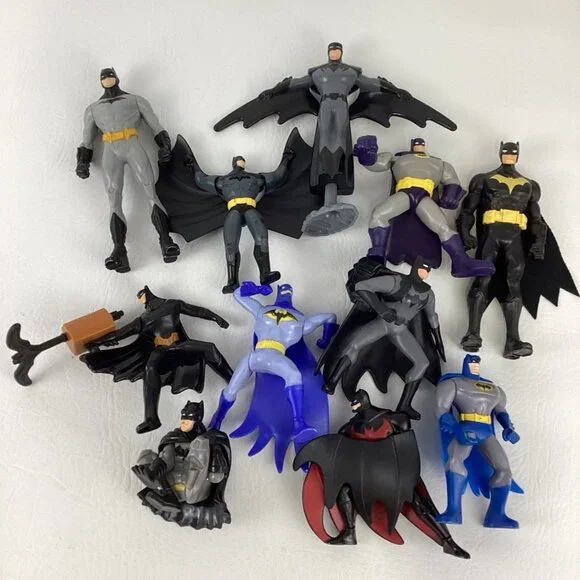 DC Comics Batman 11pc Figure Topper Lot Caped Crusader Gotham Fast Food Toys - Picture 8 of 8